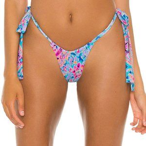 Frankies Bikinis Willow Cheeky Bikini Bottom in Scarf